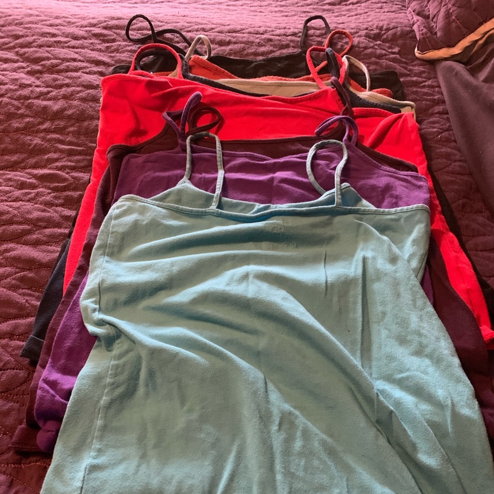 Nine tank tops